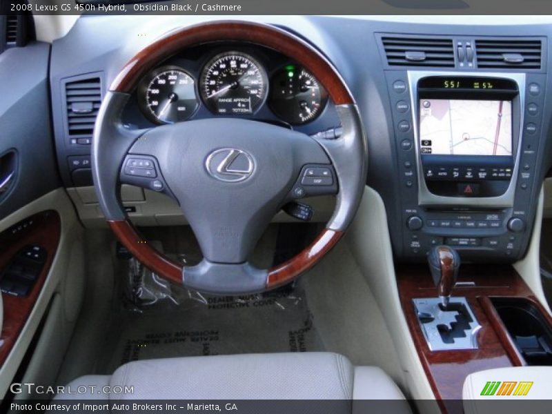 Obsidian Black / Cashmere 2008 Lexus GS 450h Hybrid
