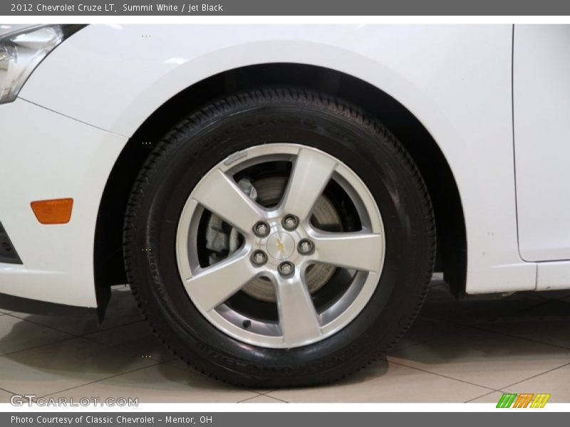 Summit White / Jet Black 2012 Chevrolet Cruze LT