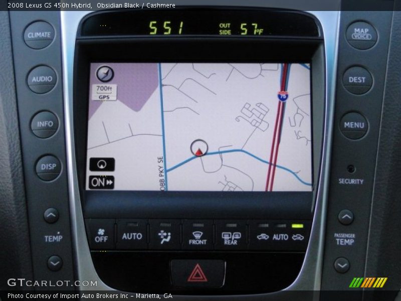 Obsidian Black / Cashmere 2008 Lexus GS 450h Hybrid