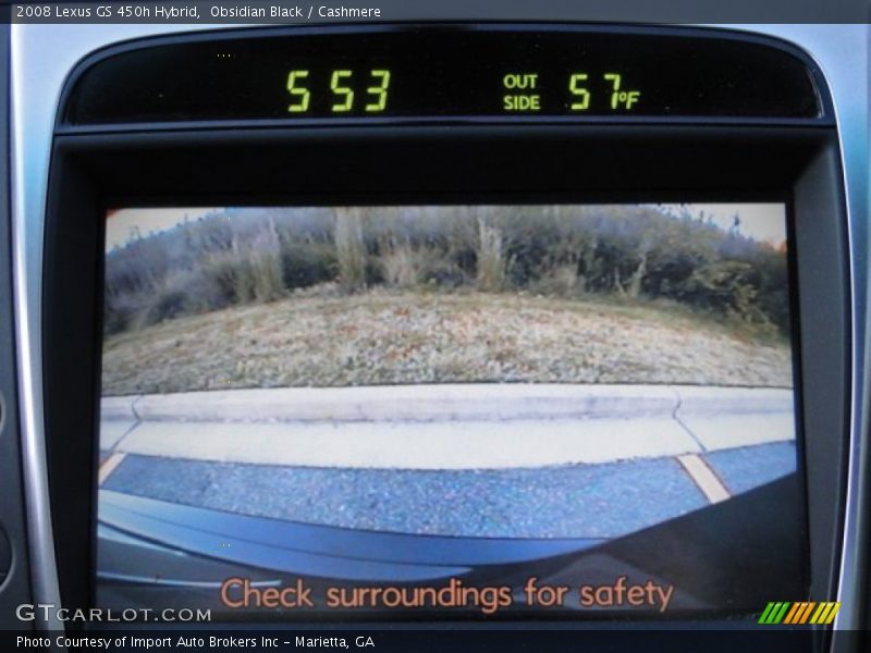 Obsidian Black / Cashmere 2008 Lexus GS 450h Hybrid