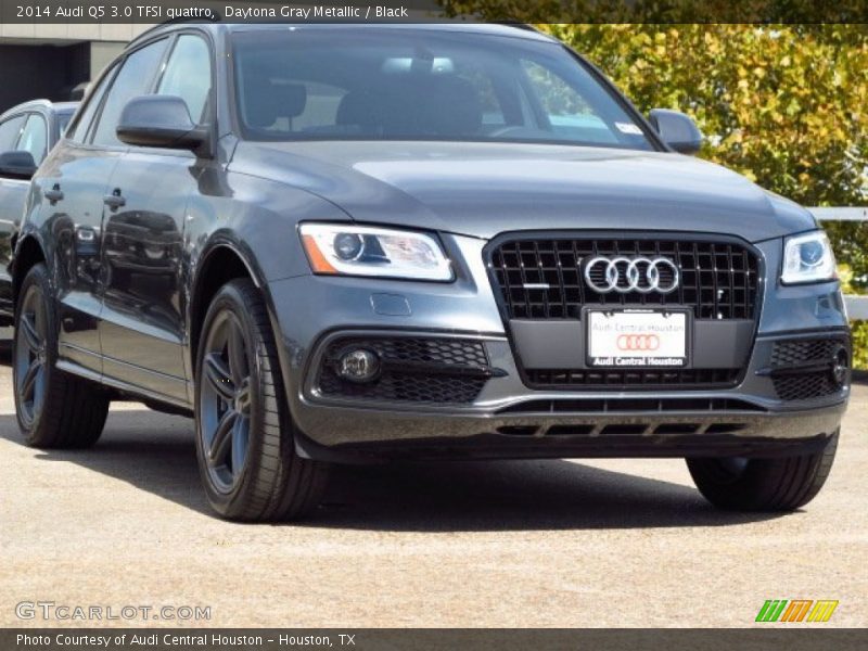 Daytona Gray Metallic / Black 2014 Audi Q5 3.0 TFSI quattro