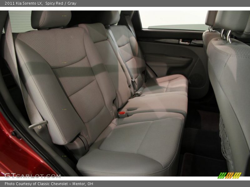 Spicy Red / Gray 2011 Kia Sorento LX