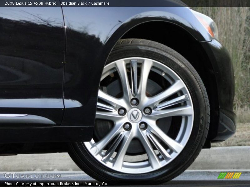 Obsidian Black / Cashmere 2008 Lexus GS 450h Hybrid