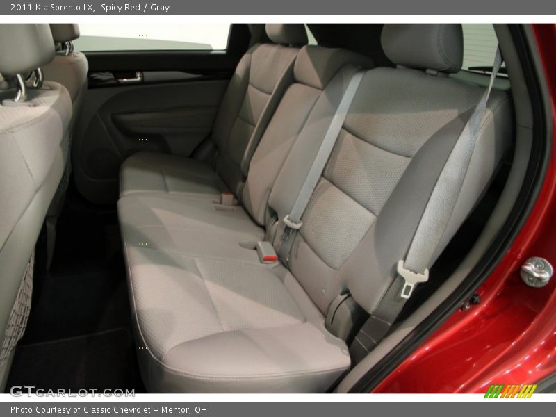 Spicy Red / Gray 2011 Kia Sorento LX