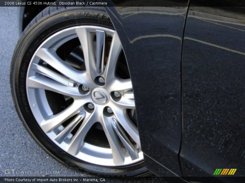 Obsidian Black / Cashmere 2008 Lexus GS 450h Hybrid