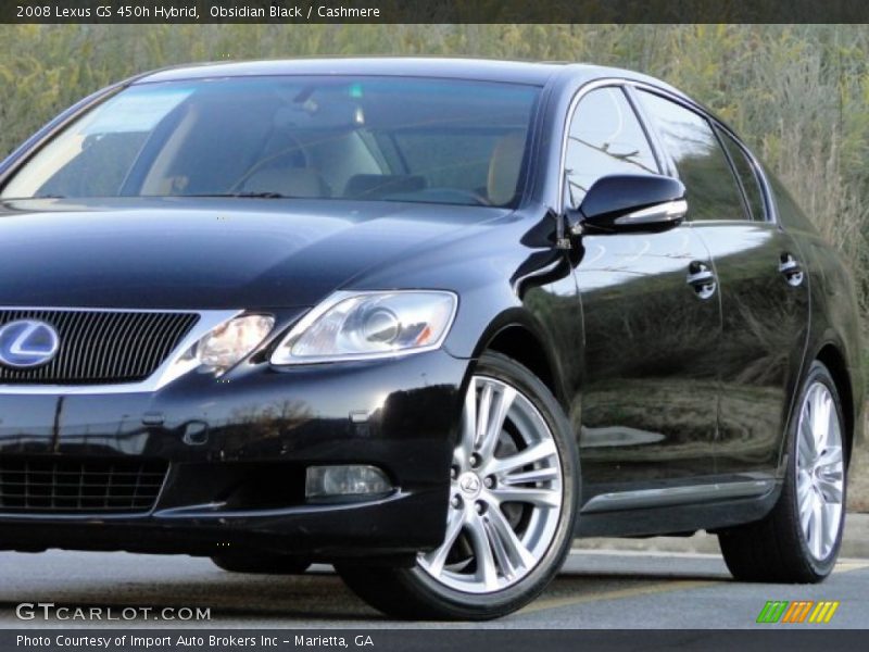 Obsidian Black / Cashmere 2008 Lexus GS 450h Hybrid