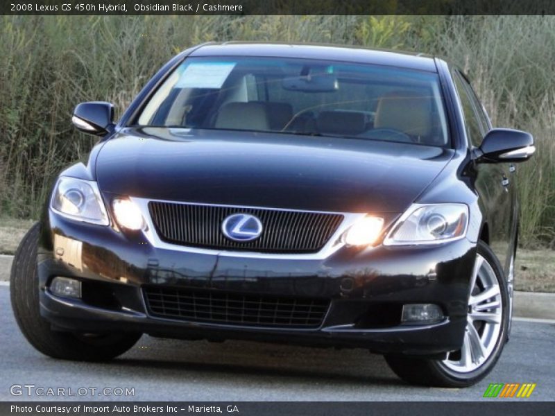 Obsidian Black / Cashmere 2008 Lexus GS 450h Hybrid