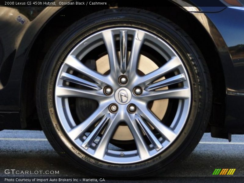 Obsidian Black / Cashmere 2008 Lexus GS 450h Hybrid
