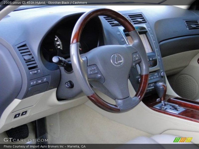 Obsidian Black / Cashmere 2008 Lexus GS 450h Hybrid