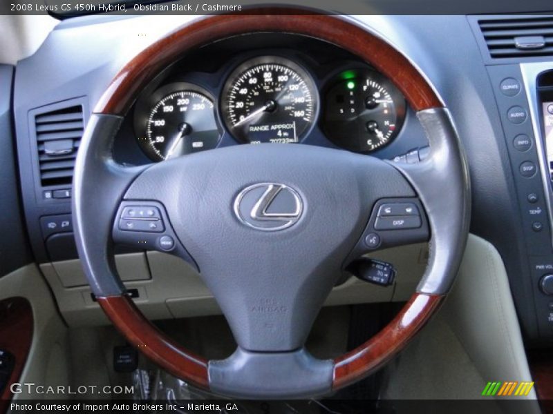 Obsidian Black / Cashmere 2008 Lexus GS 450h Hybrid