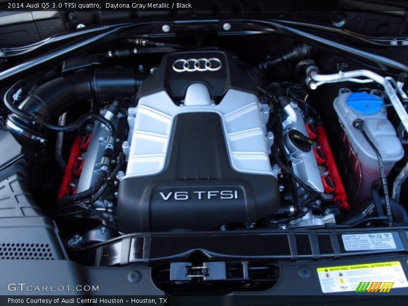 Daytona Gray Metallic / Black 2014 Audi Q5 3.0 TFSI quattro