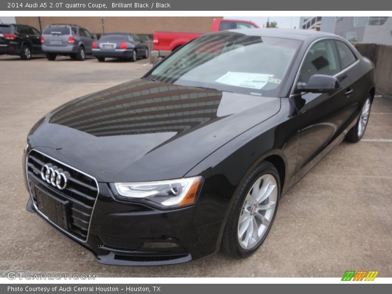 Brilliant Black / Black 2014 Audi A5 2.0T quattro Coupe