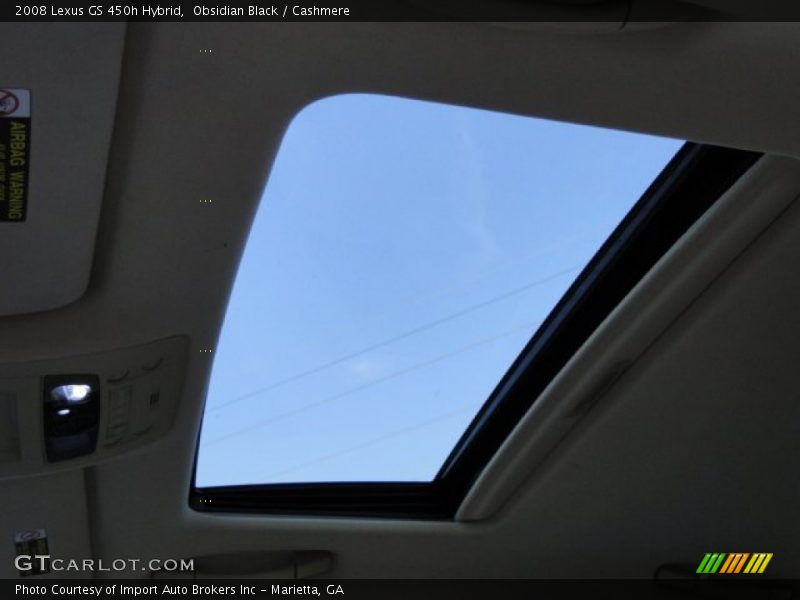 Obsidian Black / Cashmere 2008 Lexus GS 450h Hybrid