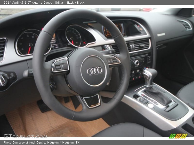 Brilliant Black / Black 2014 Audi A5 2.0T quattro Coupe