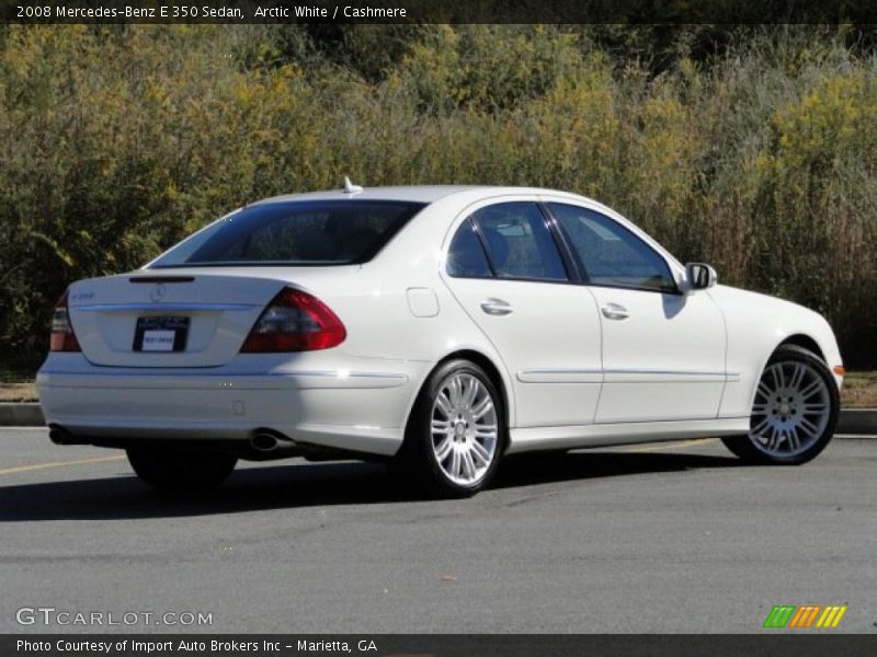 Arctic White / Cashmere 2008 Mercedes-Benz E 350 Sedan