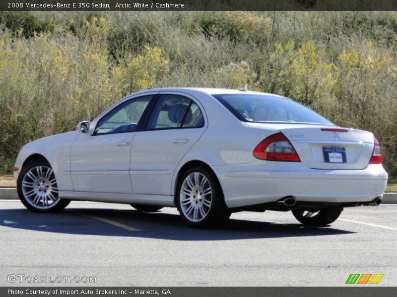 Arctic White / Cashmere 2008 Mercedes-Benz E 350 Sedan
