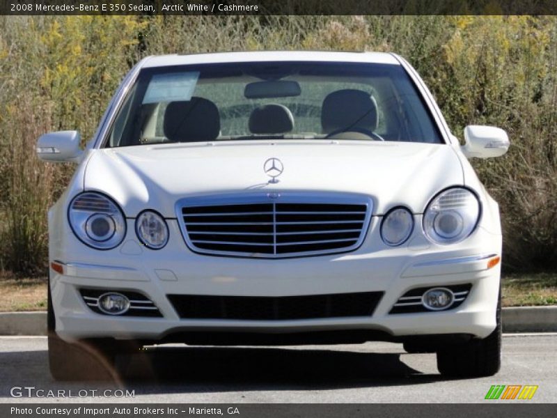 Arctic White / Cashmere 2008 Mercedes-Benz E 350 Sedan