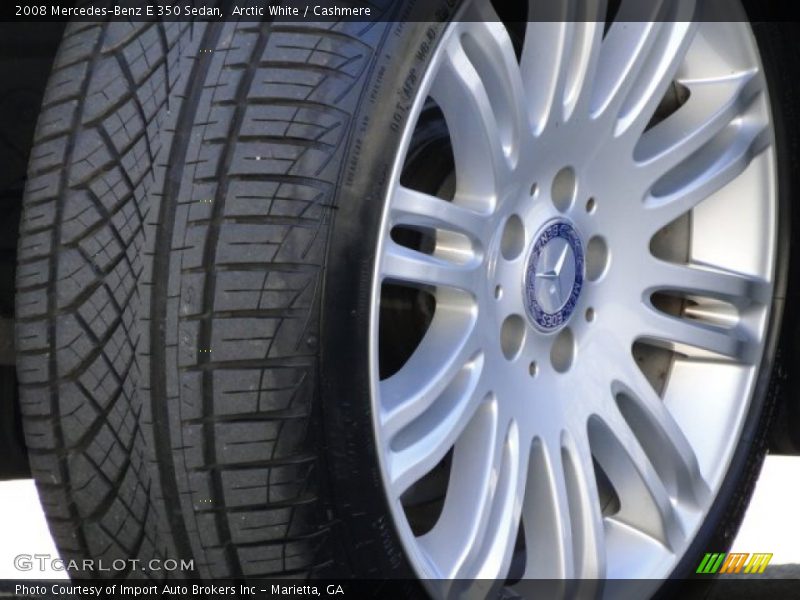 Arctic White / Cashmere 2008 Mercedes-Benz E 350 Sedan
