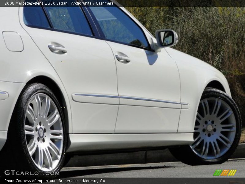 Arctic White / Cashmere 2008 Mercedes-Benz E 350 Sedan