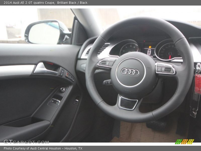 Brilliant Black / Black 2014 Audi A5 2.0T quattro Coupe