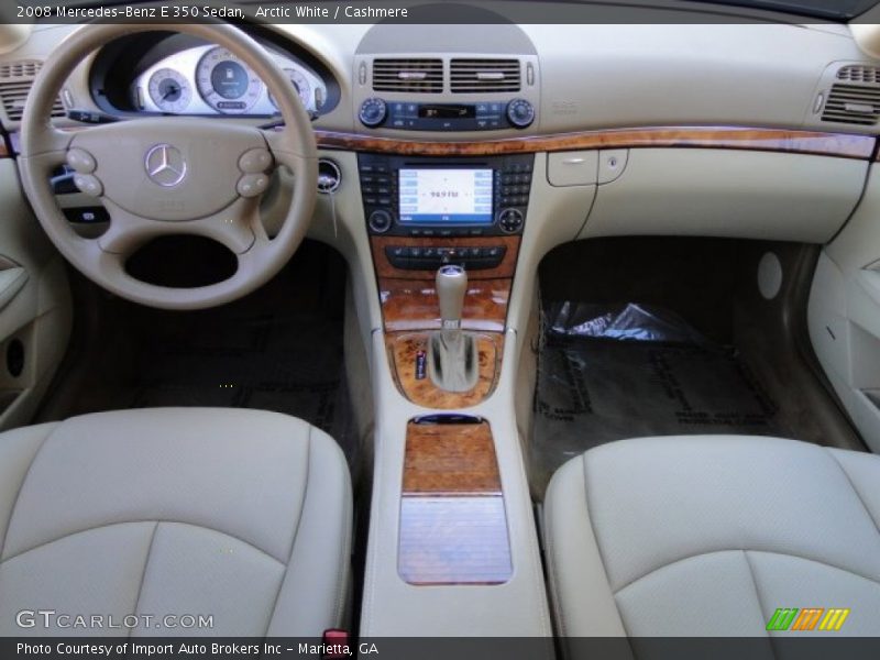 Arctic White / Cashmere 2008 Mercedes-Benz E 350 Sedan