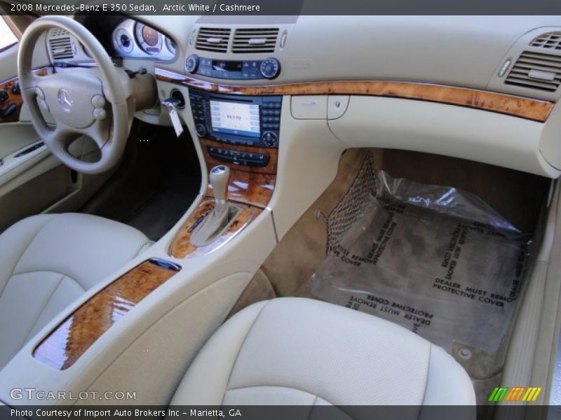Arctic White / Cashmere 2008 Mercedes-Benz E 350 Sedan
