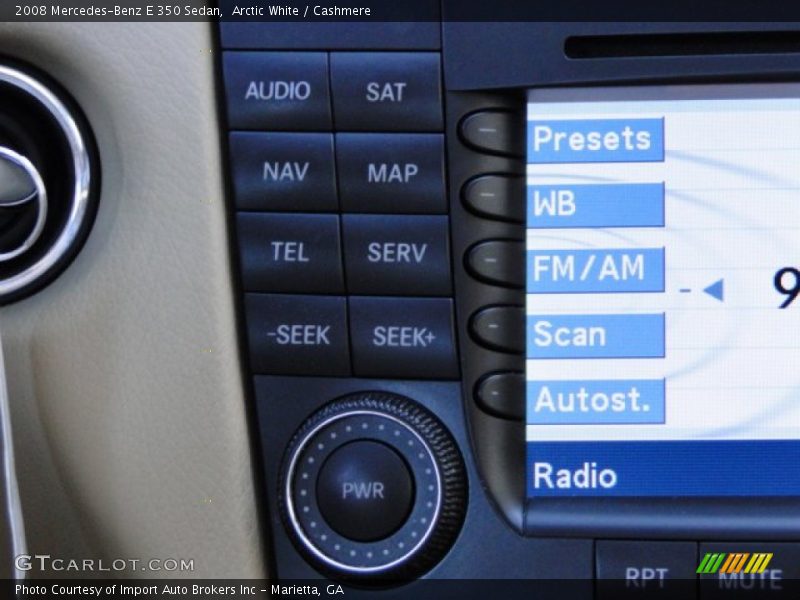 Arctic White / Cashmere 2008 Mercedes-Benz E 350 Sedan