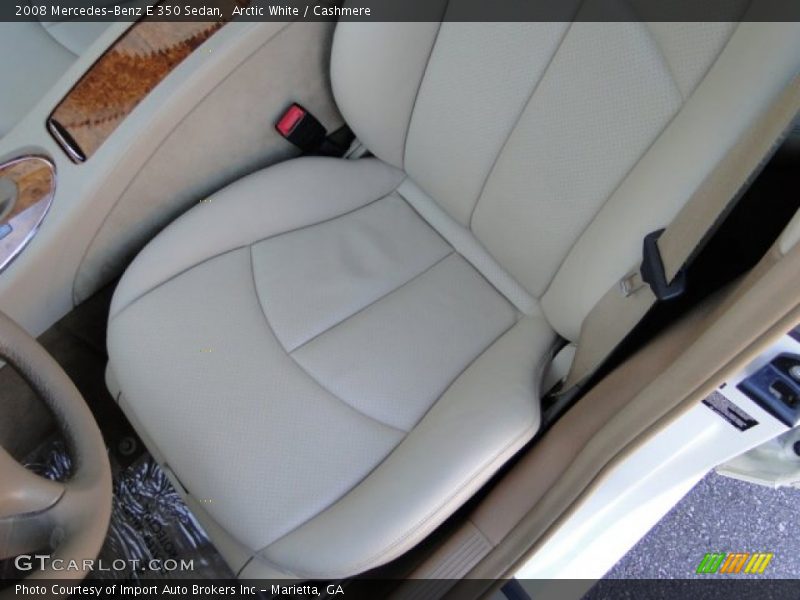 Arctic White / Cashmere 2008 Mercedes-Benz E 350 Sedan