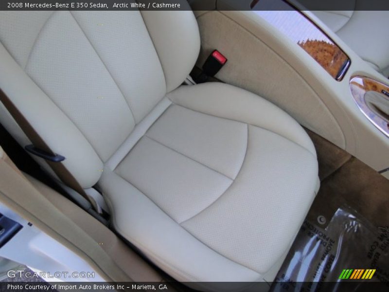 Arctic White / Cashmere 2008 Mercedes-Benz E 350 Sedan