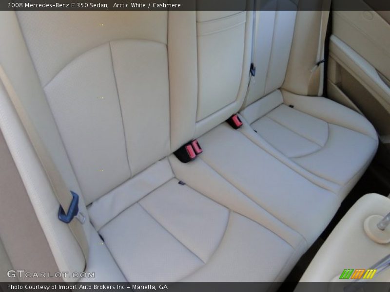 Arctic White / Cashmere 2008 Mercedes-Benz E 350 Sedan