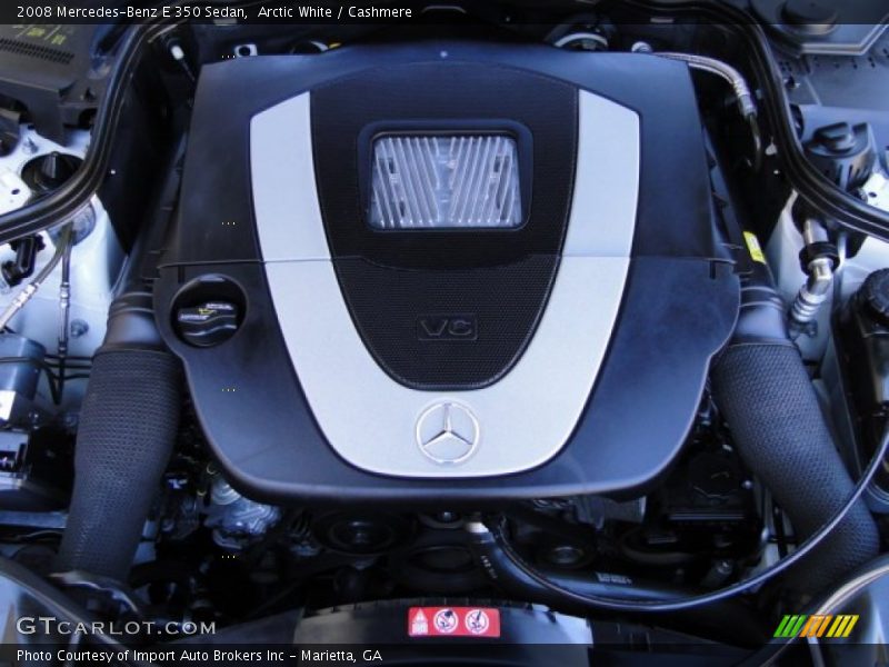 Arctic White / Cashmere 2008 Mercedes-Benz E 350 Sedan