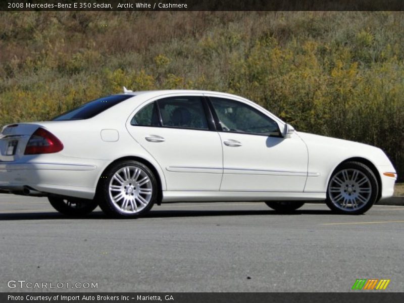 Arctic White / Cashmere 2008 Mercedes-Benz E 350 Sedan