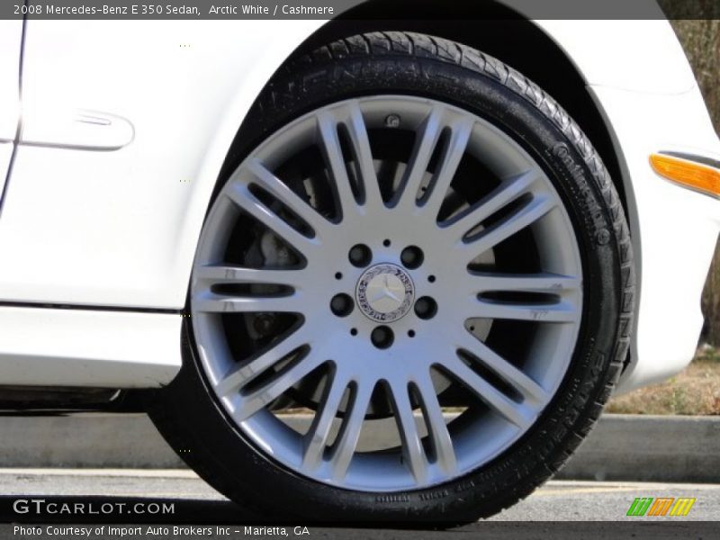 Arctic White / Cashmere 2008 Mercedes-Benz E 350 Sedan
