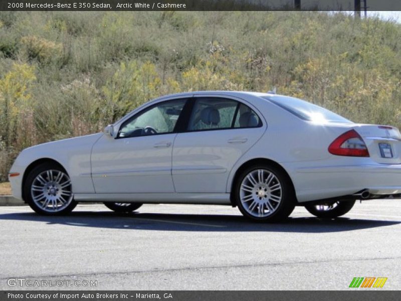 Arctic White / Cashmere 2008 Mercedes-Benz E 350 Sedan