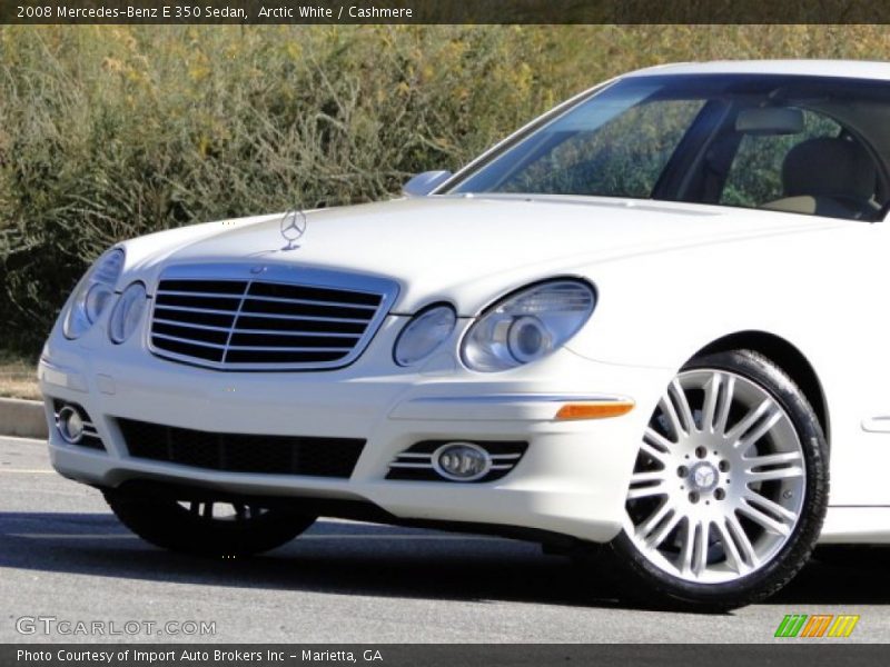 Arctic White / Cashmere 2008 Mercedes-Benz E 350 Sedan