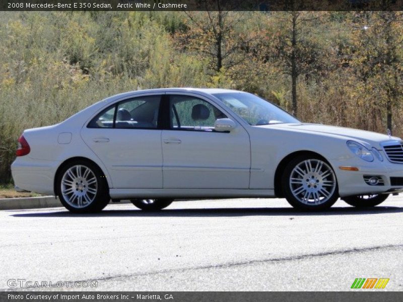 Arctic White / Cashmere 2008 Mercedes-Benz E 350 Sedan