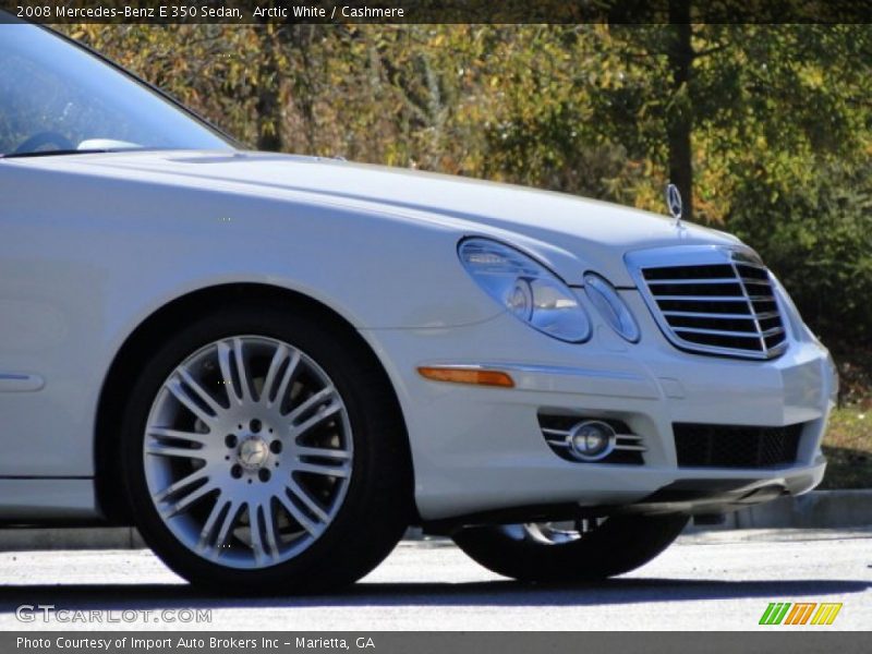 Arctic White / Cashmere 2008 Mercedes-Benz E 350 Sedan