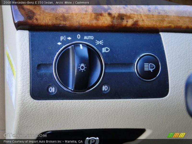 Arctic White / Cashmere 2008 Mercedes-Benz E 350 Sedan