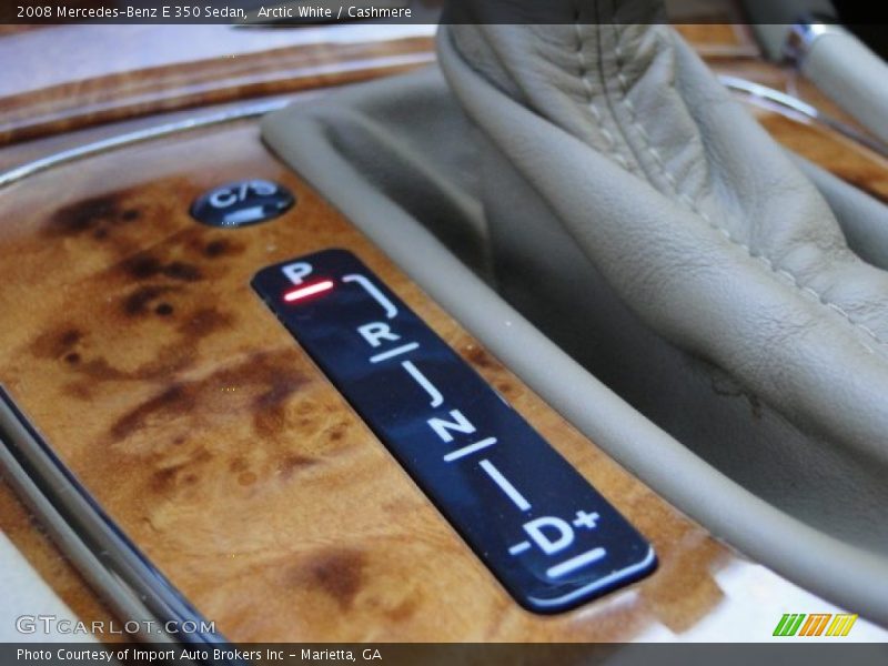 Arctic White / Cashmere 2008 Mercedes-Benz E 350 Sedan