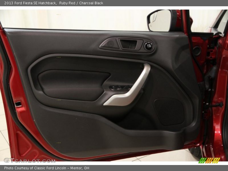 Ruby Red / Charcoal Black 2013 Ford Fiesta SE Hatchback
