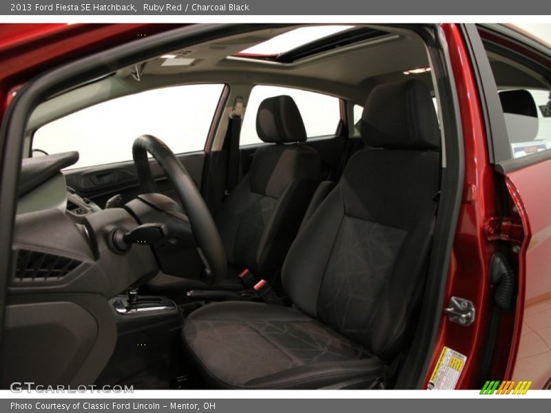 Ruby Red / Charcoal Black 2013 Ford Fiesta SE Hatchback