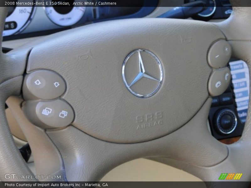 Arctic White / Cashmere 2008 Mercedes-Benz E 350 Sedan