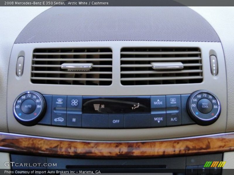 Arctic White / Cashmere 2008 Mercedes-Benz E 350 Sedan