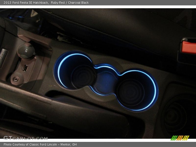 Ruby Red / Charcoal Black 2013 Ford Fiesta SE Hatchback