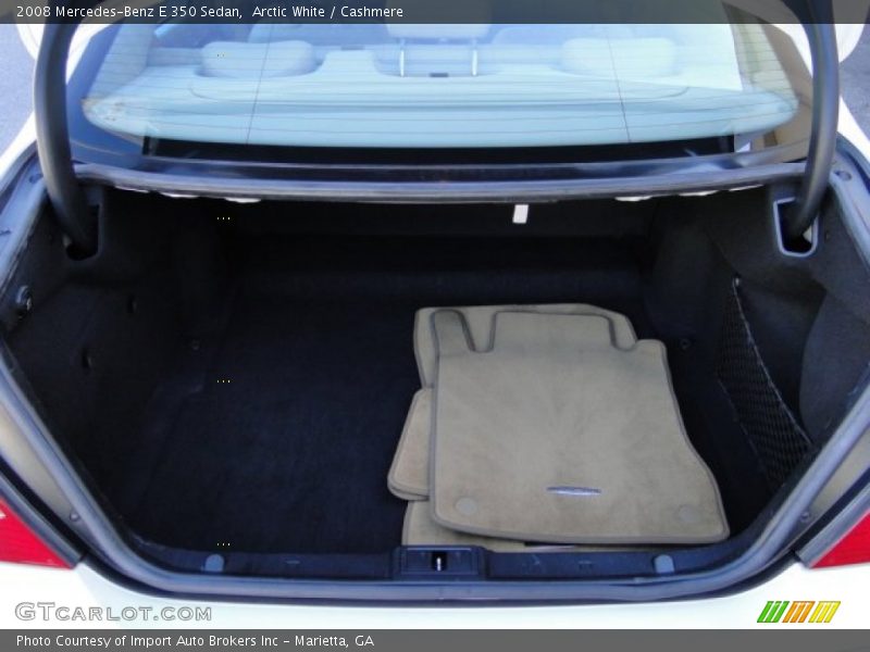 Arctic White / Cashmere 2008 Mercedes-Benz E 350 Sedan