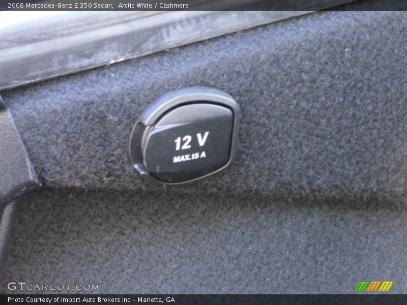 Arctic White / Cashmere 2008 Mercedes-Benz E 350 Sedan