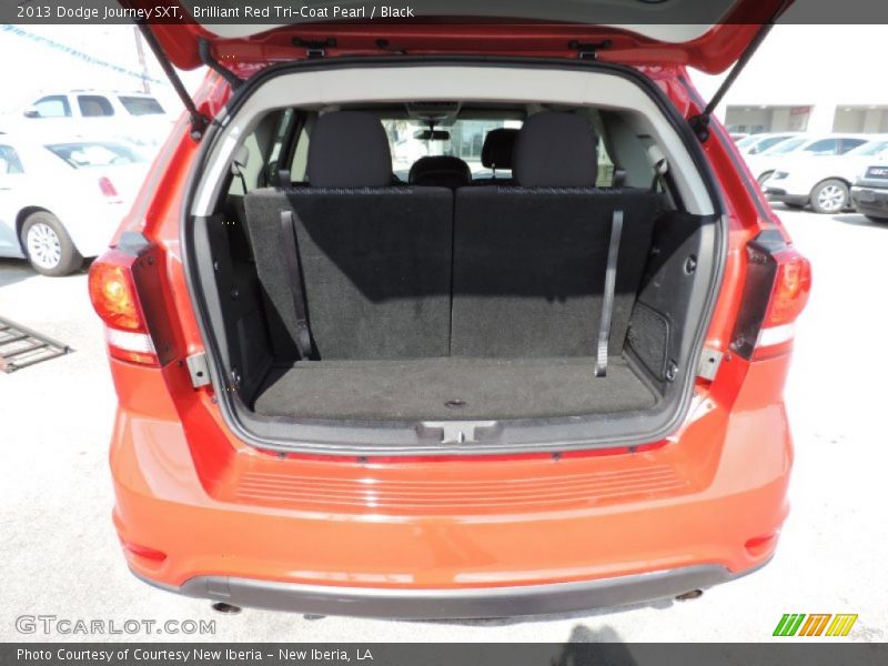 Brilliant Red Tri-Coat Pearl / Black 2013 Dodge Journey SXT