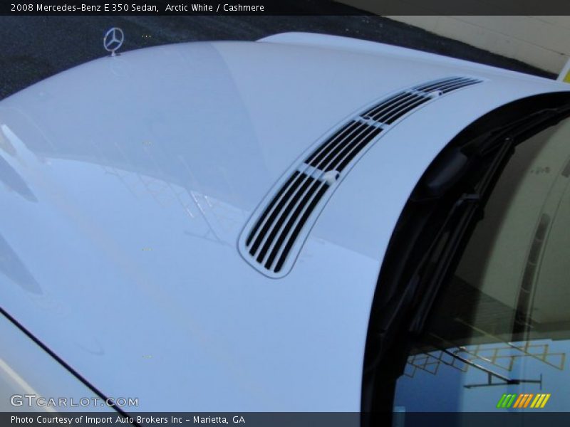 Arctic White / Cashmere 2008 Mercedes-Benz E 350 Sedan