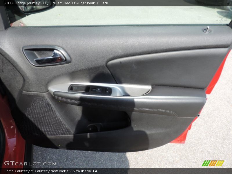 Brilliant Red Tri-Coat Pearl / Black 2013 Dodge Journey SXT