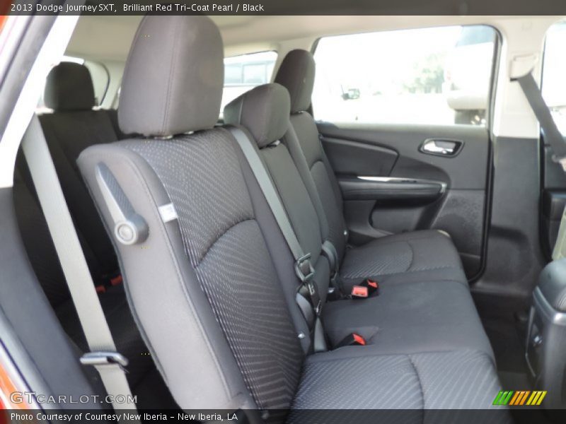 Brilliant Red Tri-Coat Pearl / Black 2013 Dodge Journey SXT